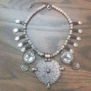 Free People statement coin necklace